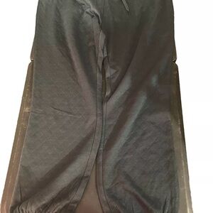 R. Sofia Green Quilted Sweatpant Jogger Size XL